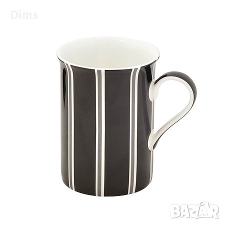 Порцеланова чаша на черти черна за мъж или жена