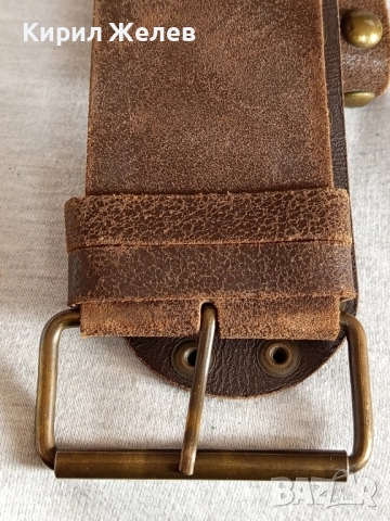 Дамски кожен колан с капси много красив стилен дизайн 16713, снимка 2 - Колани - 51892678