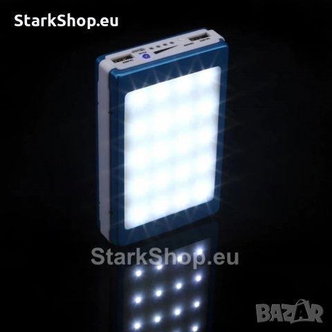 Соларен Powerbank с LED Фенер 6000mAh, снимка 7 - Други - 30561920