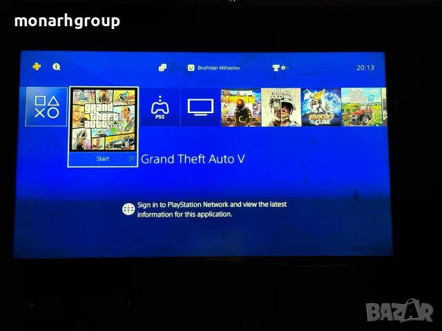 Конзола Playstation 4 Slim/500GB/+два джойстика/+ всички нужни кабели