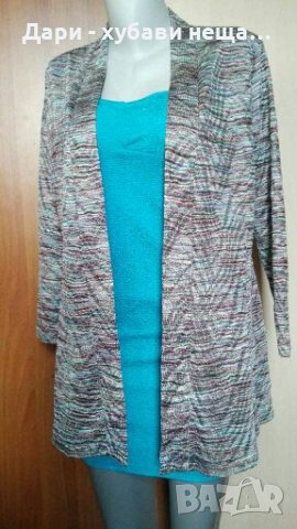 Нова разкроена цветна жилетка, със златисто🍀❤M,M/L❤🍀арт.3073, снимка 1