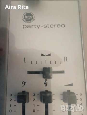 HGS .PARTY-STEREO .Грамофон, снимка 6 - Радиокасетофони, транзистори - 53881998