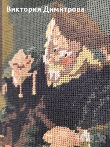 Гоблен "Златната теглилка" , снимка 4 - Гоблени - 50473044