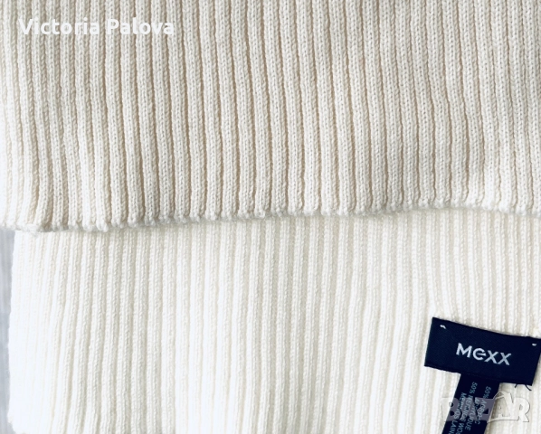 Плетен стилен топъл шал MEXX, снимка 3 - Шалове - 52922614