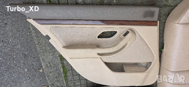 Продавам бежев кожен салон за BMW E39 комби, снимка 16 - Части - 51966204