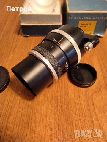 Продавам обектив Carl zeiss jena Sonnar 4/135, снимка 10 - Обективи и филтри - 51815468
