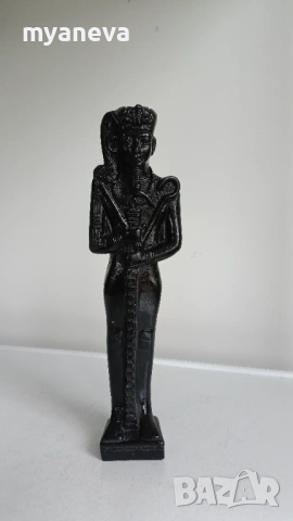 Древноегипетски бог на луната Хонсу, статуетка от Египет. , снимка 4 - Статуетки - 54184085