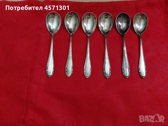 Сребърни лъжици , снимка 3 - Антикварни и старинни предмети - 51442755