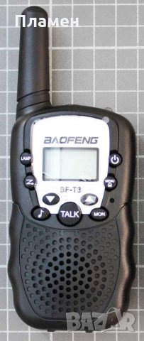 Уоки Токи Радиостанции Baofeng BF-T3, Комплект 2бр. 38 лични кода, 10 звука, снимка 3 - Други - 35361886