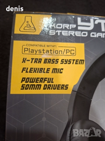 Слушалки за компютър G-Lab Korp, съвместим компютър, PS4, Xboxone, черни, снимка 2 - Аксесоари - 52416736