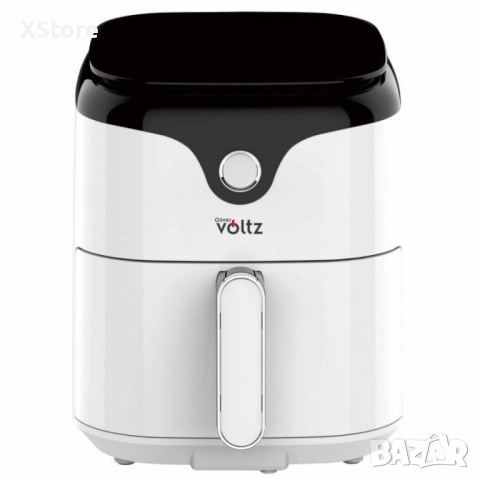 Фритюрник AirFryer Voltz, 1400W, 3.5л., Горещ въздух, Таймер, до 200°С, Дигитален, подвижна скара