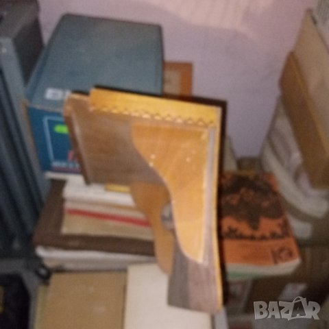 Дървена стойка за радиоточки и др. от соца, снимка 4 - Антикварни и старинни предмети - 42634461