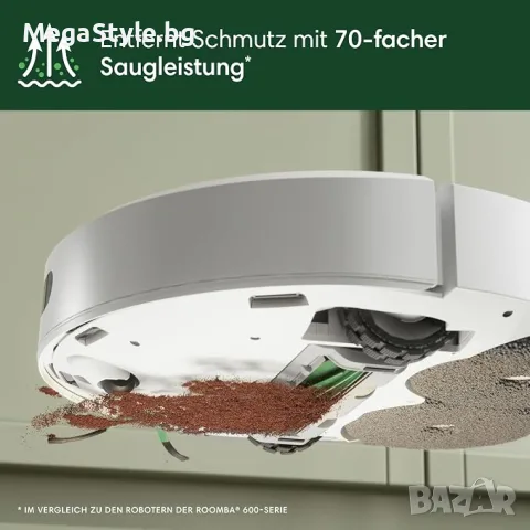 iRobot Roomba Plus 405 Combo Robot Роботизирана прахосмукачка с функция  почистване, снимка 2 - Прахосмукачки - 56096018