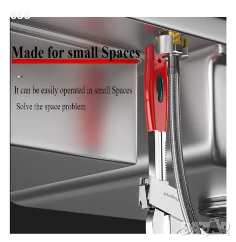 Универсален регулируем гаечен ключ с двоен край, удобен захват, издръжлива конструкция, неплъзгащ се, снимка 3 - Ключове - 50423749