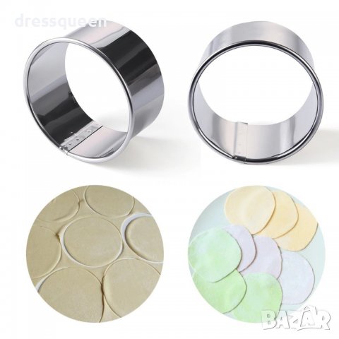 2890 3бр. метални рингове за изрязване на тесто, снимка 9 - Други - 37273696