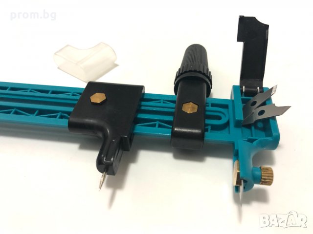 Wolfcraft Пергел за изрязване на форми до ø 23 см, кожа, хартия, фолио, ново, снимка 2 - Други инструменти - 31861524