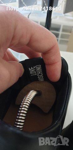 LOVE MOSCHINO Leather Womens Size 40- 25.5- 26см ОРИГИНАЛ! ЕСТЕСТВЕНА Кожа!, снимка 12 - Дамски ежедневни обувки - 35403355