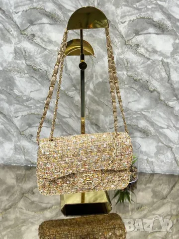 чанти тип букле  chanel flap 1.75 bag 20x13см, снимка 16 - Чанти - 50406027