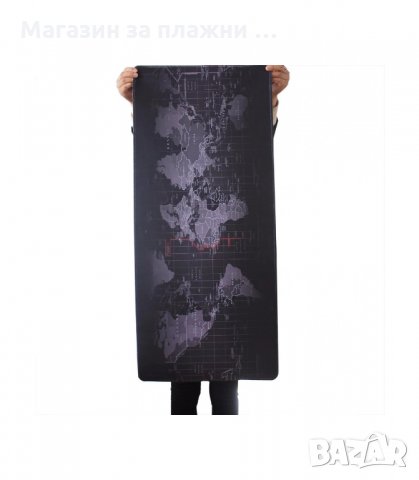 ГОЛЯМА ГЕЙМЪРСКА ПОДЛОЖКА ЗА БЮРО С ПРИНТ КАРТА НА СВЕТА - код 2118, снимка 7 - Джойстици и геймпадове - 34225076