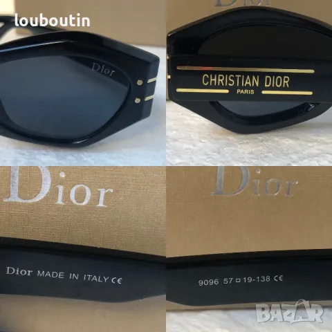 Dior 2024 дамски слънчеви очила 2 цвята черни бели, снимка 6 - Слънчеви и диоптрични очила - 47699244