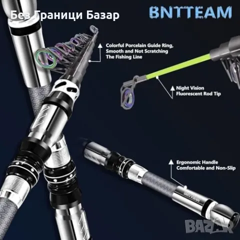 Нова Ултралека телескопична въдица 2.1 м 99% въглеродни влакна за риболов, снимка 7 - Въдици - 47382487