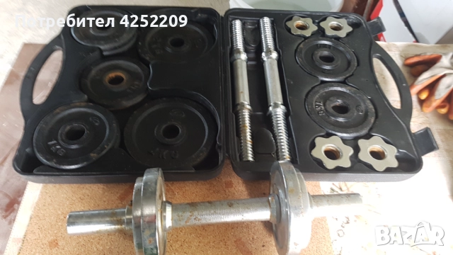 Дъмбели на килограм и лостове, снимка 2 - Фитнес уреди - 52042826