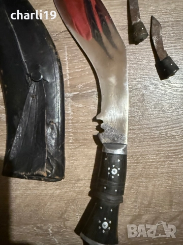 Индийски нож КУКРИ, снимка 2 - Ножове - 52861438