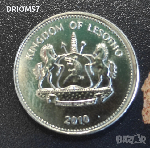 Монети Лесото(UNC) - 3 бр. [1998-2010], снимка 4 - Нумизматика и бонистика - 52053843