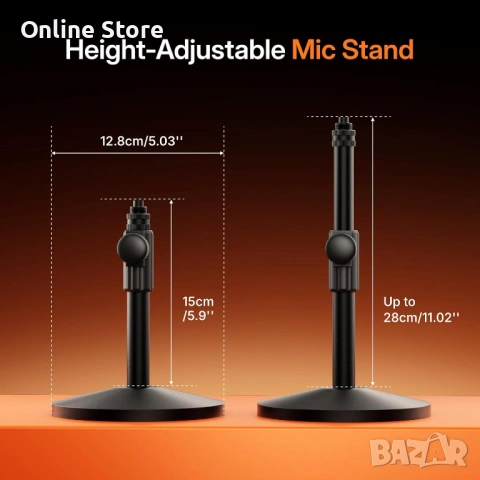 MAONO PD200W хибриден безжичен подкаст микрофон – USB, XLR, wireless, със стойка, снимка 2 - Микрофони - 54176380