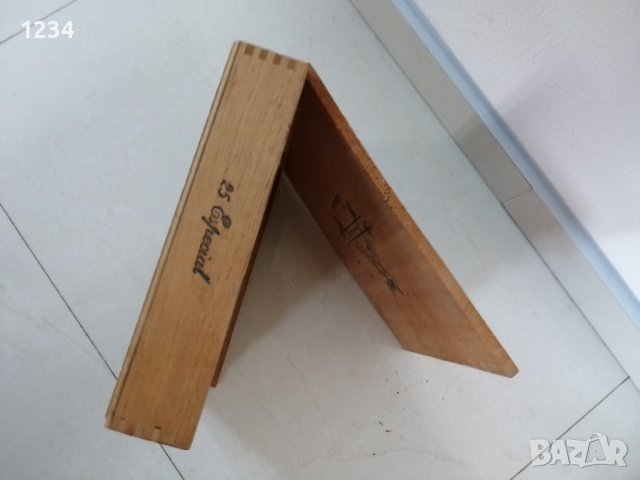 Дървена кутия за пури 20.5 х 21 h 4, снимка 3 - Други - 37347597