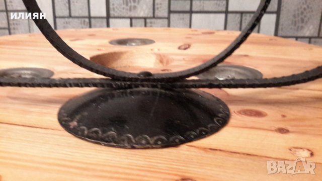 Свещник от ковано желязо , снимка 7 - Декорация за дома - 38386267