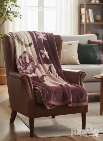 Меко топло одеяло, снимка 2 - Олекотени завивки и одеяла - 53310692