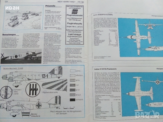 Антикварни Немски списания за авиация "Flieger revue", снимка 12 - Списания и комикси - 36501366