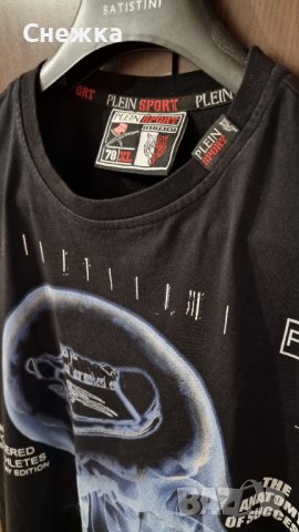 Уникална тениска Plein Sport, снимка 3 - Тениски - 37506349