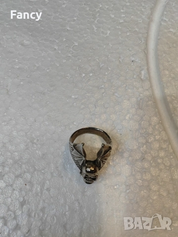 Рокерски пръстен от 80 те, снимка 4 - Антикварни и старинни предмети - 52080317