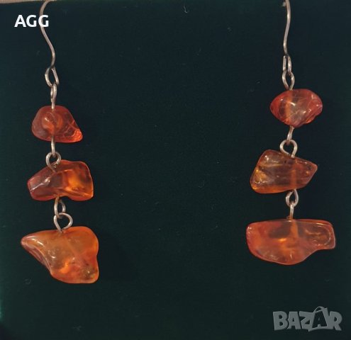 Винтидж комплект от кехлибар и мелхиор, снимка 8 - Бижутерийни комплекти - 40894738