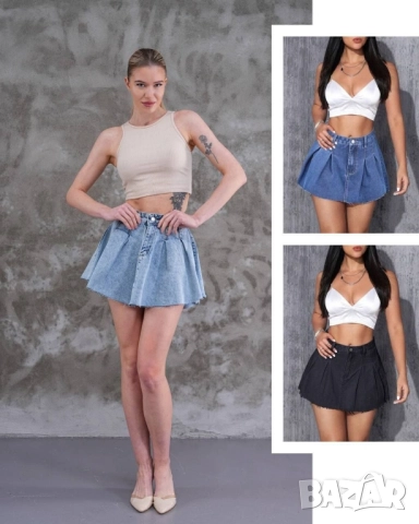 дамски полички деним, снимка 4 - Поли - 51522356