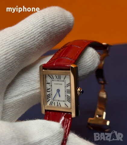 Луксозен дамски часовник Cartier, снимка 12 - Дамски - 49364233