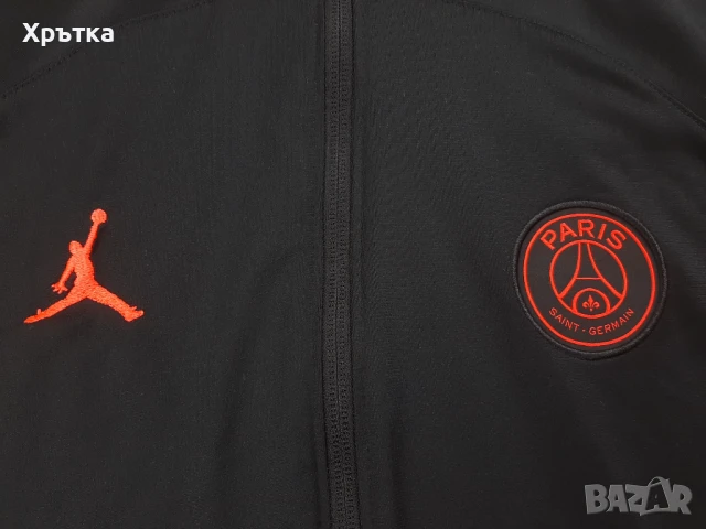 Jordan x PSG - Оригинално мъжко горнище размер M, снимка 7 - Спортни дрехи, екипи - 50580382