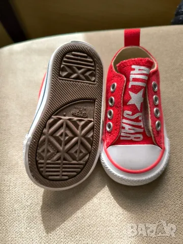 Converse оригинални детски кецове 19 номер, снимка 4 - Детски маратонки - 50331429