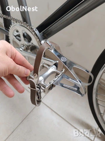 Класически градски велосипед с оригинално седло Brooks B66 S- ретро стил, отлична форма, снимка 7 - Велосипеди - 52368041