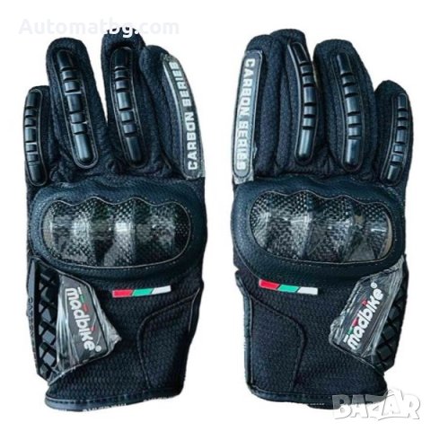 Мото ръкавици Automat, С карбонови нишки, Черен, снимка 2 - Аксесоари и консумативи - 40721693