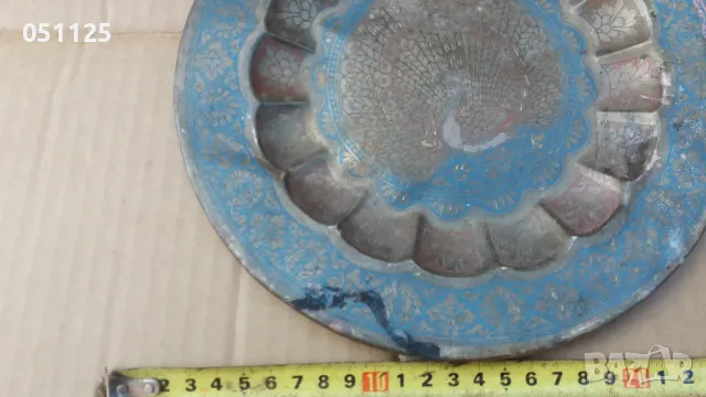 ръчно гравирана бронзова купа - фазан , снимка 6 - Нумизматика и бонистика - 48524447