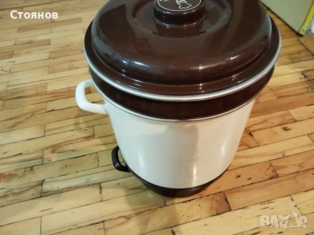 Немска емайлирана соковарка KOCHSTAR  panzer-email
 Germany, снимка 4 - Уреди за готвене на пара - 48347530