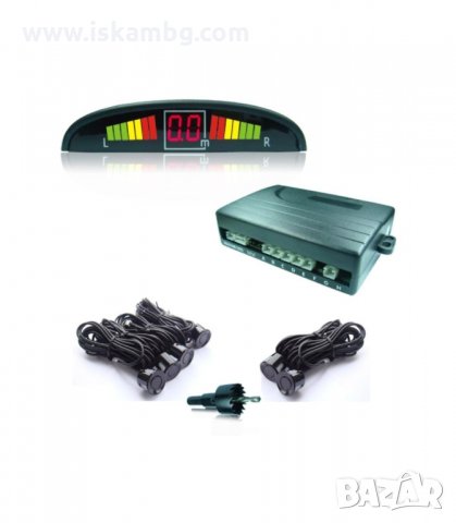 ПАРКТРОНИК С 4 СЕНЗОРА И ЛАЗЕРЕН ДИСПЛЕЙ - код 10016