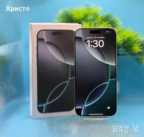 ГАРАНЦИОНЕН!!! Apple iPhone 16 Pro Max, 256GB, 5G, White Titanium + подарък оригинален адаптер Apple, снимка 2 - Apple iPhone - 52659125