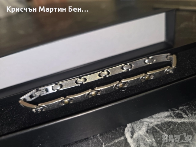 Мъжка Гривна с злато 18к. проба 750, снимка 3 - Гривни - 52107020