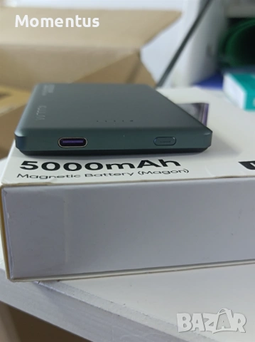 Преносимо зарядно устройство KUULAA Magsafe 5000mAh 20W, снимка 9 - Външни батерии - 53918909