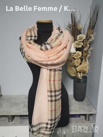 Дамски шалове от памук, снимка 12 - Шалове - 49492824