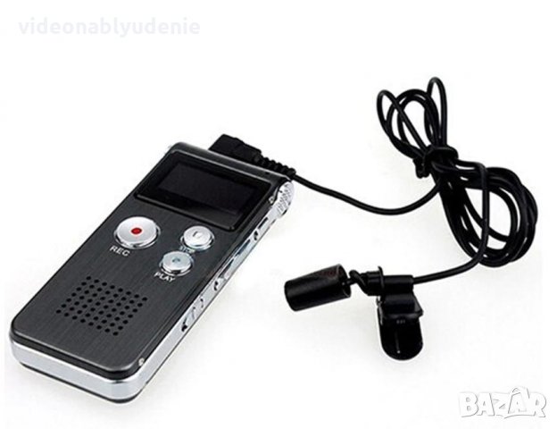 8GB USB FlashDrive Диктофон Аудио Рекордер Подслушвател MP3 Player 560 Часа Запис 2x Омни Микрофона